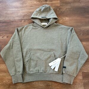 New Authentic Essentials Fear of God Classic Gray Hoodie Size Small